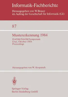 Kropatsch |  Mustererkennung 1984 | Buch |  Sack Fachmedien