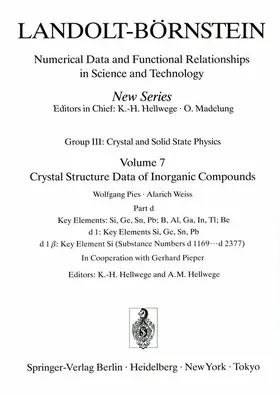 Pies / Weiss |  Key Element: Si / Schlüsselelement: Si | Buch |  Sack Fachmedien