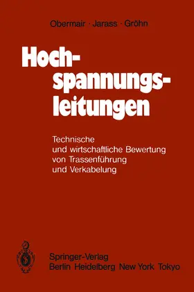 Obermair / Jarass / Gröhn |  Hochspannungsleitungen | Buch |  Sack Fachmedien
