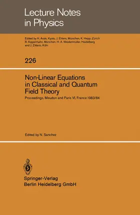 Sanchez |  Non-Linear Equations in Classical and Quantum Field Theory | Buch |  Sack Fachmedien