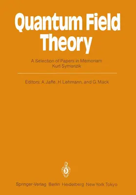 Jaffe / Mack / Lehmann |  Quantum Field Theory | Buch |  Sack Fachmedien