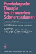 Brengelmann / Wittchen |  Psychologische Therapie bei chronischen Schmerzpatienten | Buch |  Sack Fachmedien