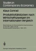 Conrad |  Produktivitätslücken nach Wirtschaftszweigen im internationalen Vergleich | Buch |  Sack Fachmedien