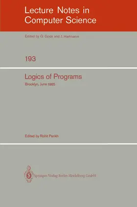 Parikh |  Logics of Programs | Buch |  Sack Fachmedien
