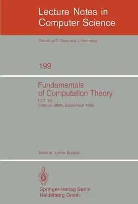 Budach |  Fundamentals of Computation Theory | Buch |  Sack Fachmedien