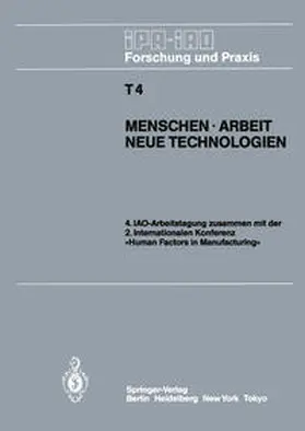 Bullinger |  Menschen · Arbeit Neue Technologien | Buch |  Sack Fachmedien
