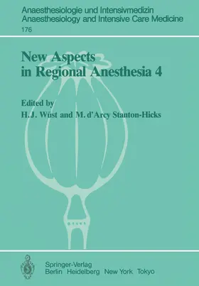 D'Arcy Stanton-Hicks / Wüst |  New Aspects in Regional Anesthesia 4 | Buch |  Sack Fachmedien