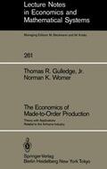 Womer / Gulledge |  The Economics of Made-to-Order Production | Buch |  Sack Fachmedien
