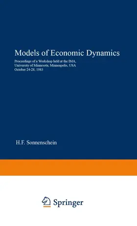 Sonnenschein |  Models of Economic Dynamics | Buch |  Sack Fachmedien