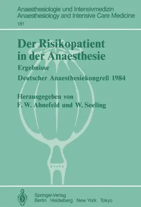 Seeling / Ahnefeld |  Der Risikopatient in der Anaesthesie | Buch |  Sack Fachmedien