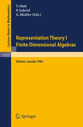 Dlab / Michler / Gabriel |  Representation Theory I. Proceedings of the Fourth International Conference on Representations of Algebras, held in Ottawa, Canada, August 16-25, 1984 | Buch |  Sack Fachmedien