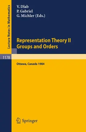 Dlab / Michler / Gabriel |  Representation Theory II. Proceedings of the Fourth International Conference on Representations of Algebras, held in Ottawa, Canada, August 16-25, 1984 | Buch |  Sack Fachmedien