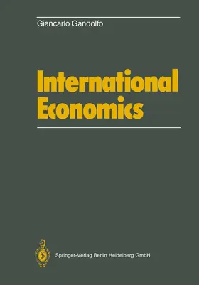 Gandolfo |  International Economics | Buch |  Sack Fachmedien