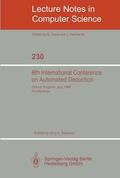 Siekmann |  8th International Conference on Automated Deduction | Buch |  Sack Fachmedien