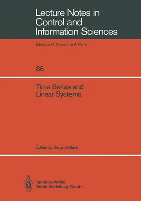 Bittanti |  Time Series and Linear Systems | Buch |  Sack Fachmedien