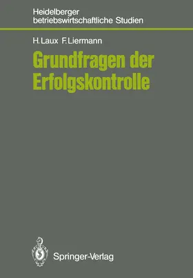 Laux / Liermann |  Grundfragen der Erfolgskontrolle | Buch |  Sack Fachmedien