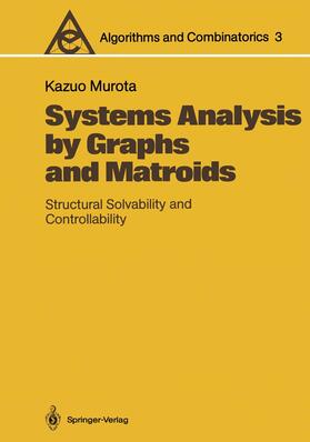 Murota |  Systems Analysis by Graphs and Matroids | Buch |  Sack Fachmedien
