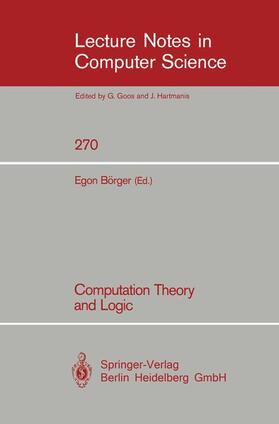 Börger | Computation Theory and Logic | Buch | sack.de