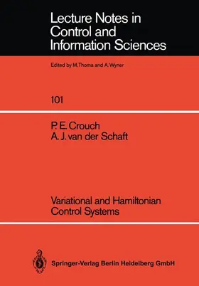 Schaft / Crouch |  Variational and Hamiltonian Control Systems | Buch |  Sack Fachmedien