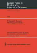 Kappel / Schappacher / Kunisch |  Distributed Parameter Systems | Buch |  Sack Fachmedien