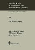 Börsch-Supan |  Econometric Analysis of Discrete Choice | Buch |  Sack Fachmedien