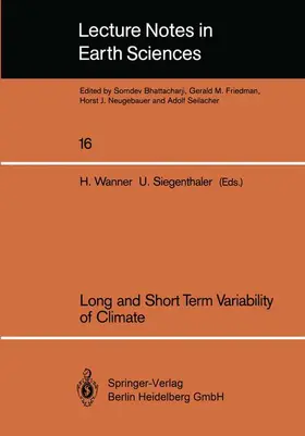 Siegenthaler / Wanner |  Long and Short Term Variability of Climate | Buch |  Sack Fachmedien