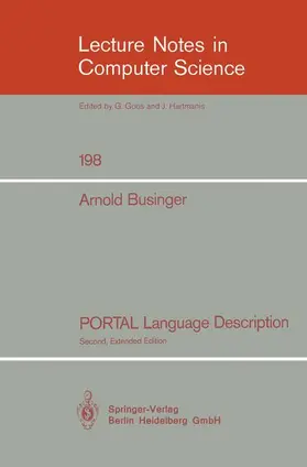 Businger |  PORTAL Language Description | Buch |  Sack Fachmedien