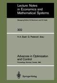 Pederzoli / Eiselt |  Advances in Optimization and Control | Buch |  Sack Fachmedien