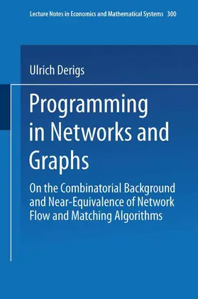 Derigs |  Programming in Networks and Graphs | Buch |  Sack Fachmedien