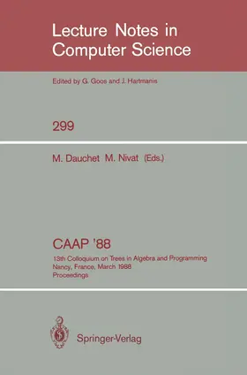 Nivat / Dauchet |  CAAP '88 | Buch |  Sack Fachmedien