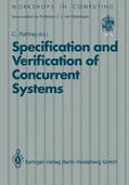 Rattray |  Specification and Verification of Concurrent Systems | Buch |  Sack Fachmedien