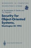 Thuraisingham / Ting / Sandhu |  Security for Object-Oriented Systems | Buch |  Sack Fachmedien