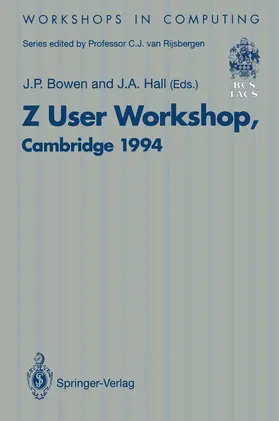Hall / Bowen |  Z User Workshop, Cambridge 1994 | Buch |  Sack Fachmedien
