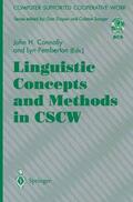 Pemberton / Connolly |  Linguistic Concepts and Methods in CSCW | Buch |  Sack Fachmedien