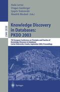 Lavrac / Lavrac / Todorovski |  Knowledge Discovery in Databases: PKDD 2003 | Buch |  Sack Fachmedien