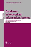 Bianchi-Berthouze |  Databases in Networked Information Systems | Buch |  Sack Fachmedien