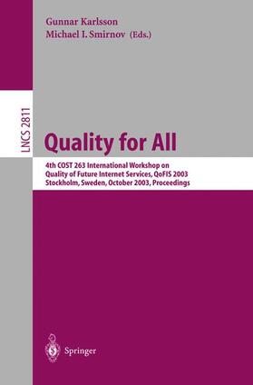 Smirnov / Karlsson | Quality for All | Buch | 978-3-540-20192-2 | sack.de