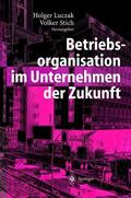 Stich / Luczak |  Betriebsorganisation im Unternehmen der Zukunft | Buch |  Sack Fachmedien