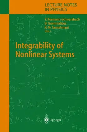 Kosmann-Schwarzbach / Tamizhmani / Grammaticos |  Integrability of Nonlinear Systems | Buch |  Sack Fachmedien