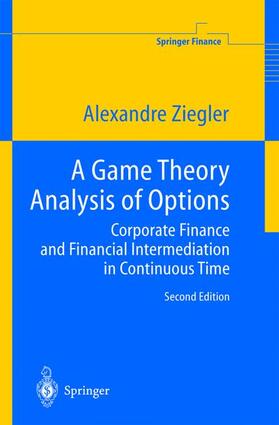 Ziegler | Ziegler: Game Theory Analysis Options | Buch | 978-3-540-20668-2 | sack.de