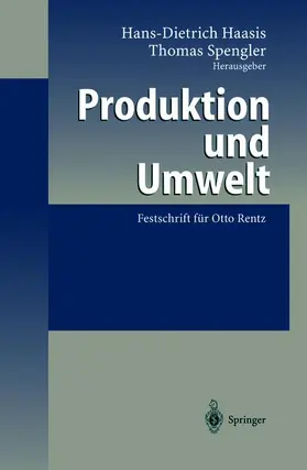 Spengler / Haasis |  Produktion und Umwelt | Buch |  Sack Fachmedien