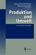 Spengler / Haasis |  Produktion und Umwelt | Buch |  Sack Fachmedien
