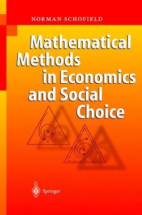 Schofield |  Mathematical Methods in Economics and Social Choice | Buch |  Sack Fachmedien