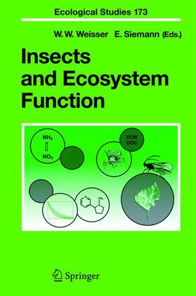 Siemann / Weisser | Insects and Ecosystem Function | Buch | 978-3-540-21672-8 | sack.de