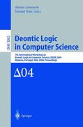 Nute / Lomuscio |  Deontic Logic in Computer Science | Buch |  Sack Fachmedien