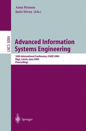 Stirna / Persson | Advanced Information Systems Engineering | Buch | 978-3-540-22151-7 | sack.de