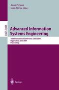 Stirna / Persson |  Advanced Information Systems Engineering | Buch |  Sack Fachmedien