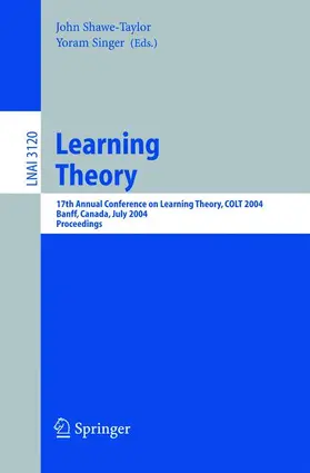 Singer / Shawe-Taylor | Learning Theory | Buch | 978-3-540-22282-8 | sack.de
