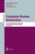 Masoodian / Rogers / Jones |  Computer Human Interaction | Buch |  Sack Fachmedien