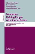 Klaus / Miesenberger / Burger |  Computers Helping People with Special Needs | Buch |  Sack Fachmedien